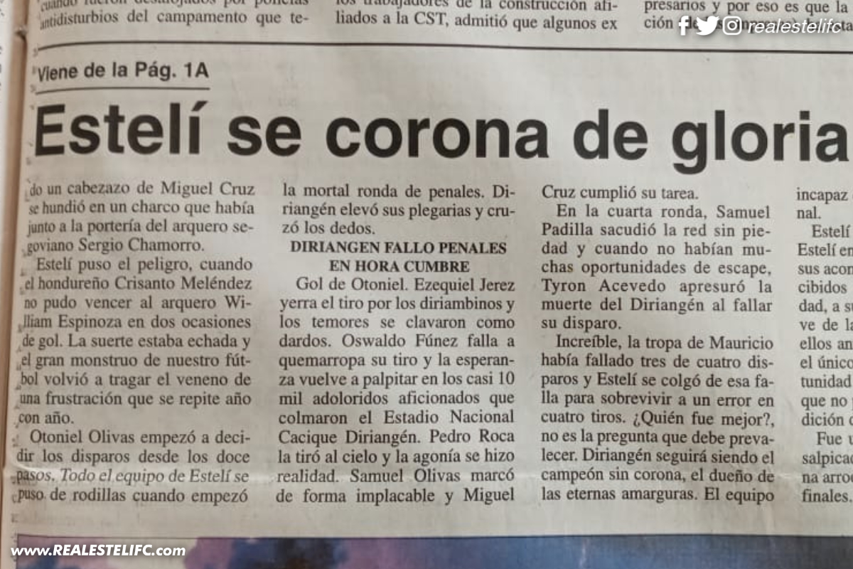 A 21 años de la segunda corona